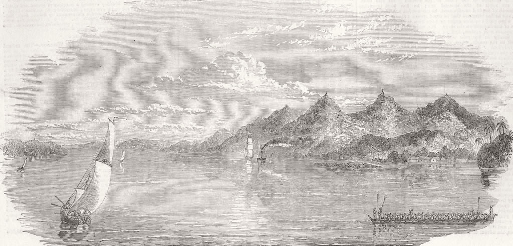 BURMA. Yenbenzeik, from Pyay 1852 old antique vintage print picture